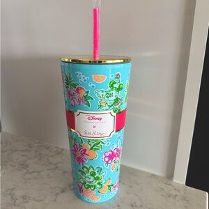New Lilly Pulitzer Disney Tumbler Cup. NWT